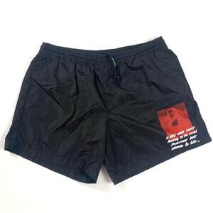 Off-White Mona Lisa Swim Shorts/ Trunks